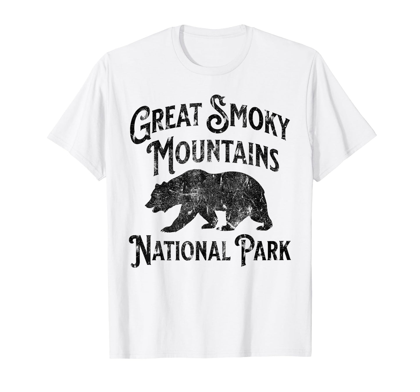 Great Smoky Mountains National Park Tennessee Hike Bear T-Shirt