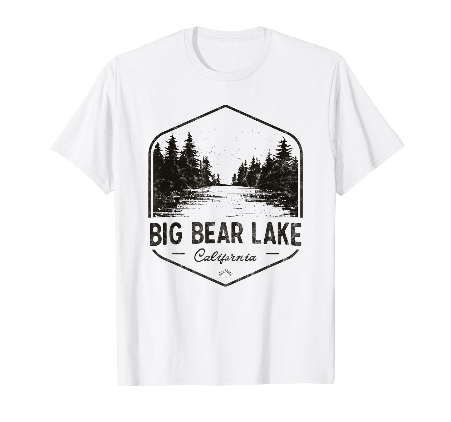 Big Bear Lake California Outdoors Vintage T-Shirt