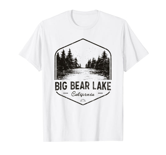 Big Bear Lake California Outdoors Vintage T-Shirt