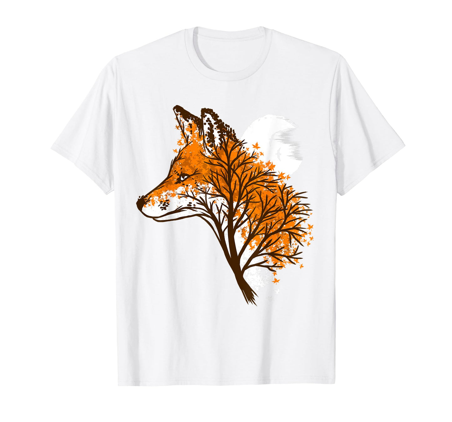 Beautiful Animal Tree Fox T-Shirt