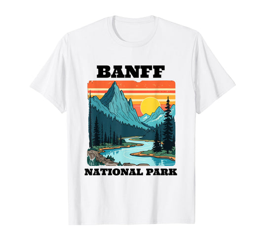 banff souvenir reminder Canadian national park men women T-Shirt