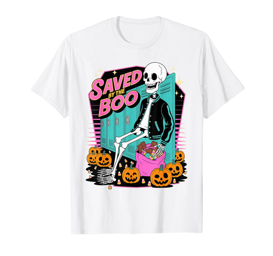 80s 90s Funny Saved by The Boo Halloween T-Shirt