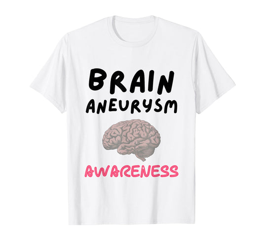 Brain Aneurysm Awareness Burgundy Ribbon Aneurysm Survivor T-Shirt