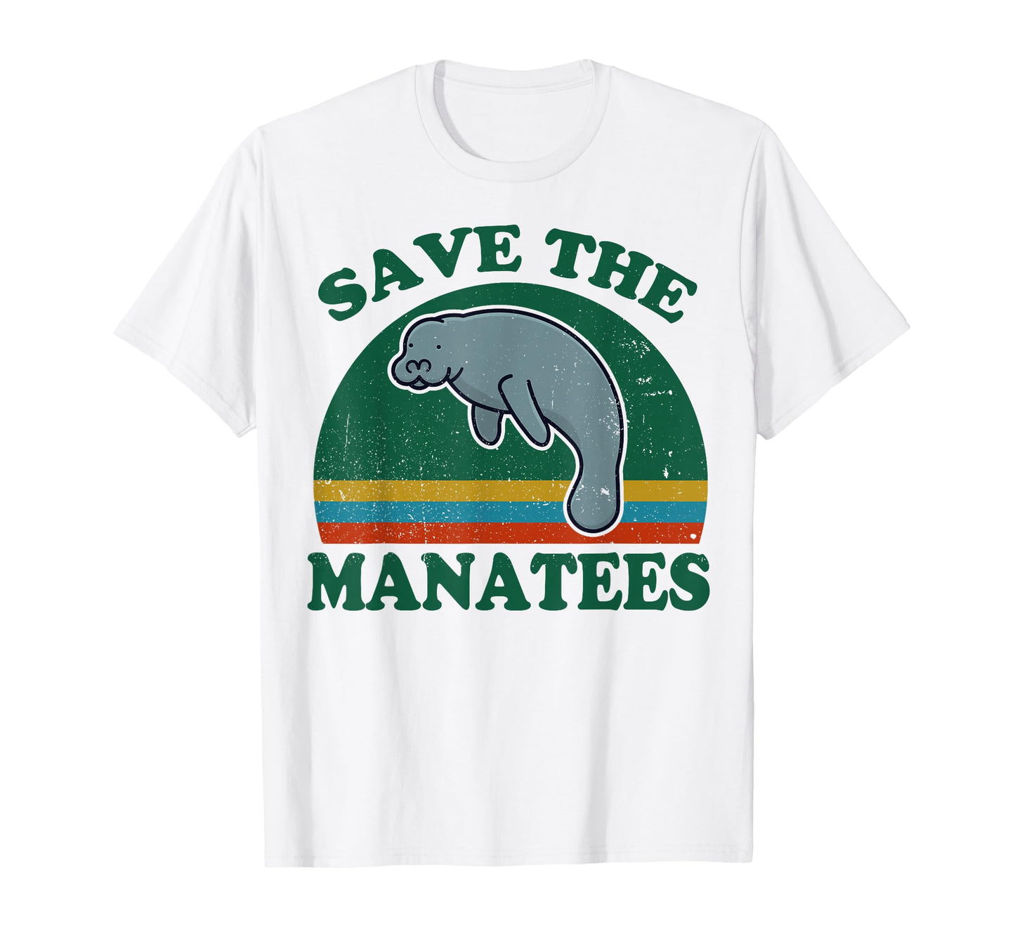 Manatee-Shirt Save The Manatee Funny Chubby Mermaid Gift T-Shirt