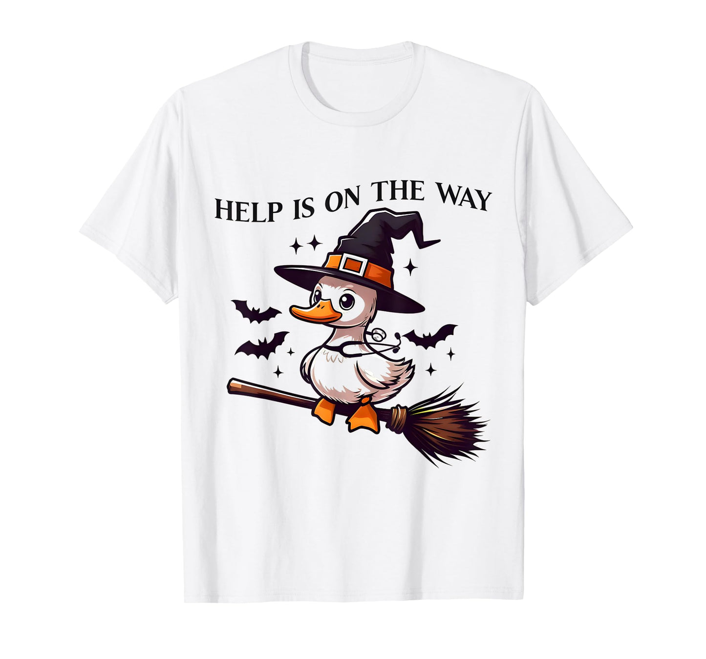 Ponkus Spooky Goose Humor Registered Nurse ER Night-Shift T-Shirt