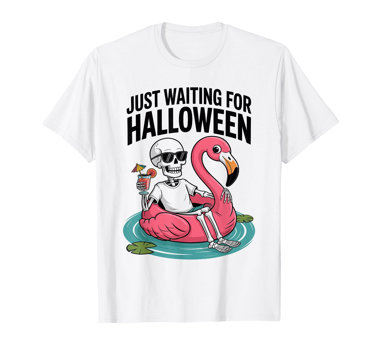 Summerween Just Waiting for Halloween T-Shirt