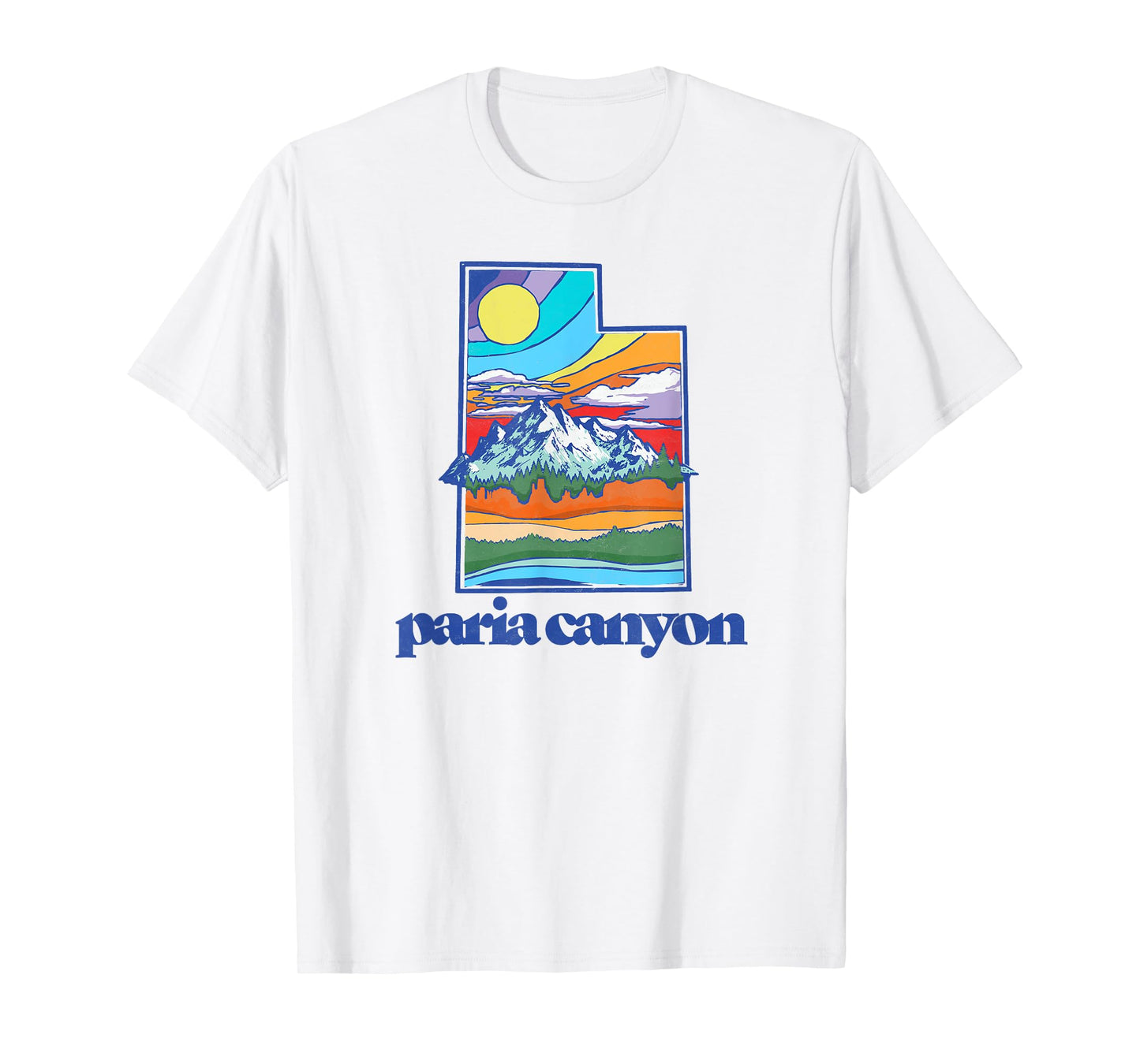 Paria Canyon Utah Vintage Nature Outdoor Graphic T-Shirt