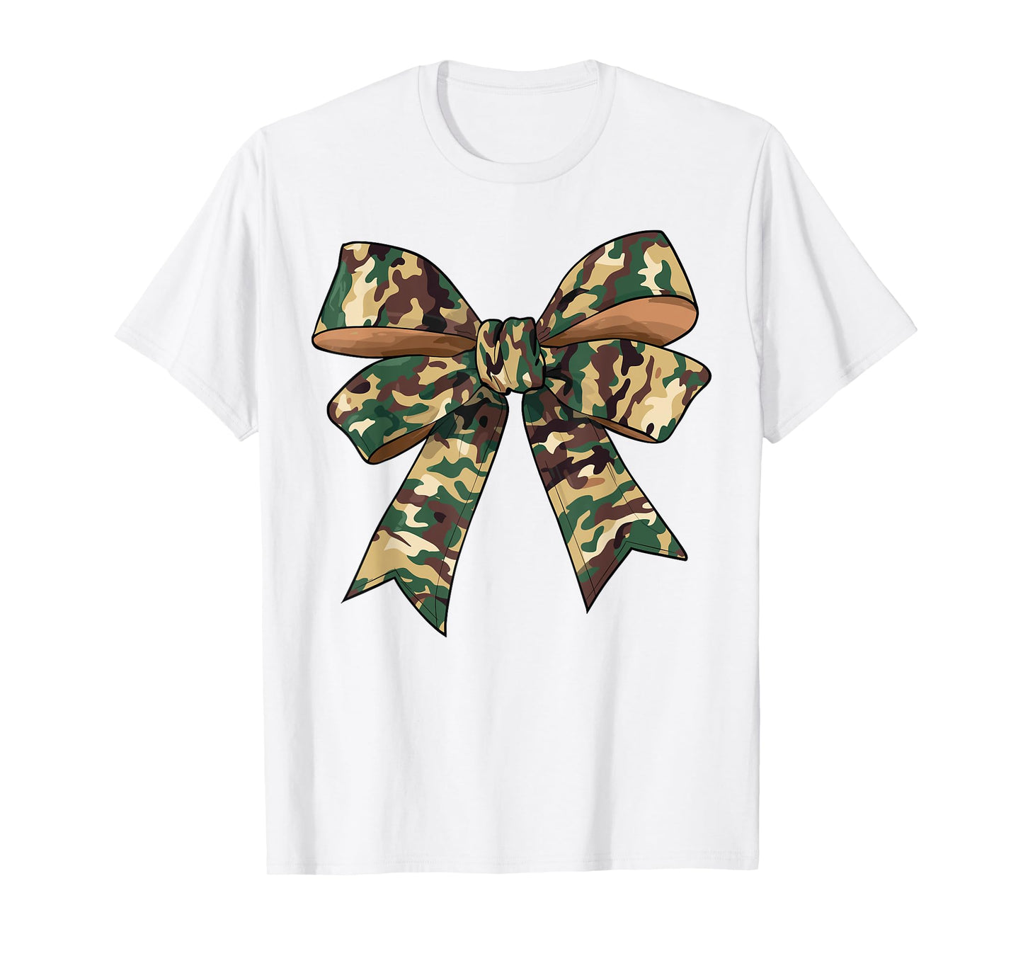 Camo Shirt Girls Camouflage Women Kids Hunting Bow Vintage T-Shirt