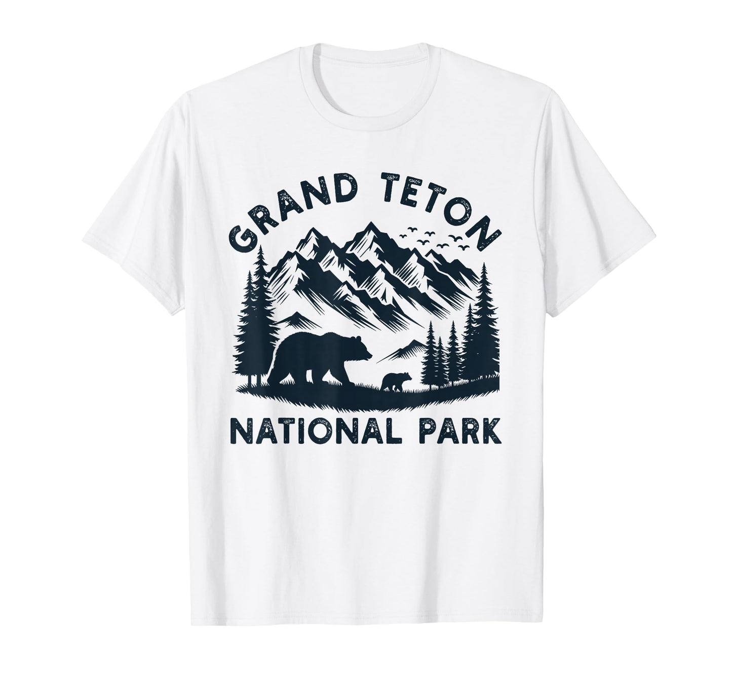 Grand Teton National Park Wyoming Bear Hiking Mountain T-Shirt