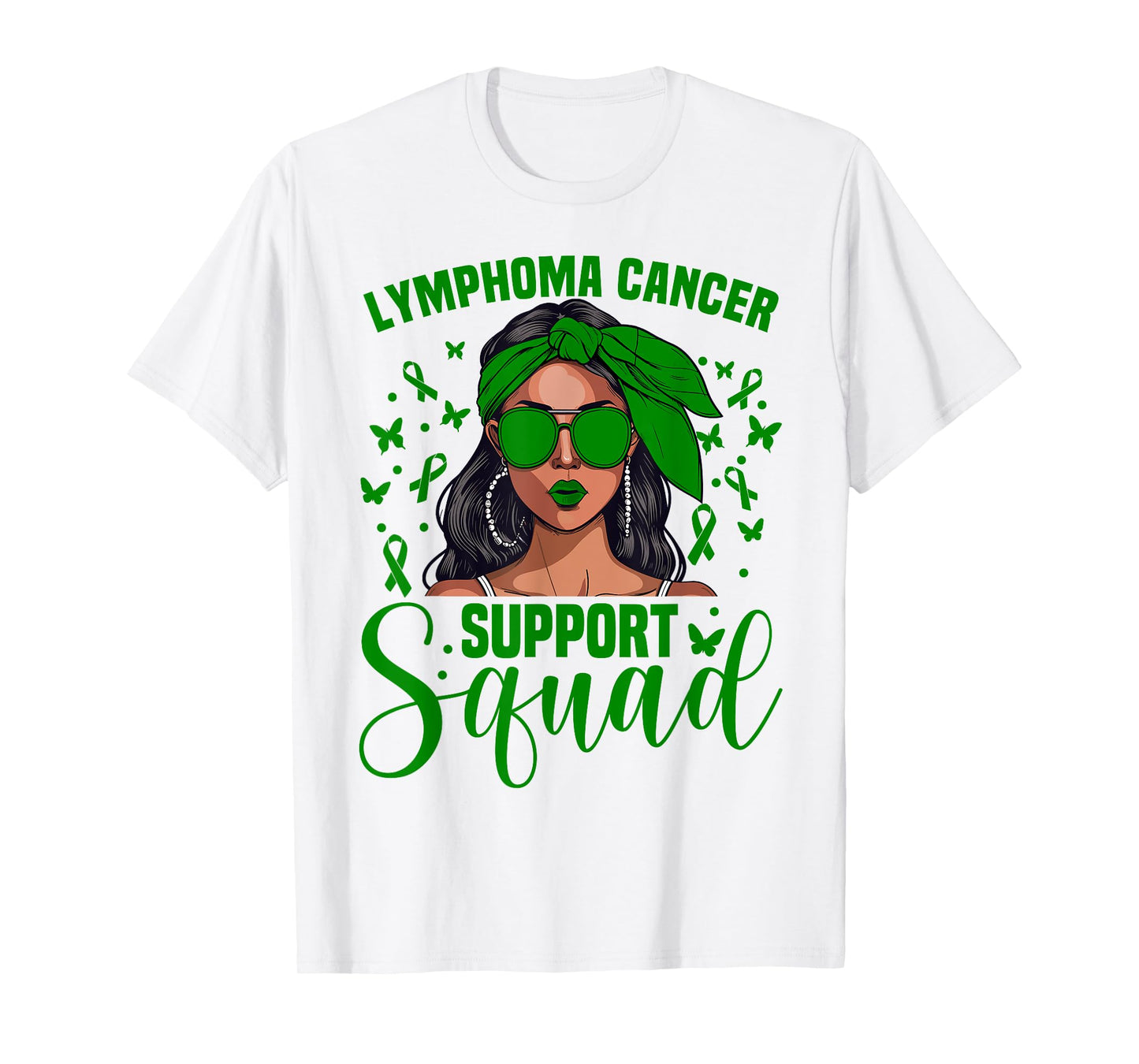 Lymphoma Cancer Awareness Women Support Lymphoma Cancer T-Shirt
