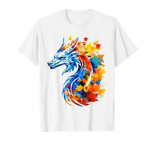 Dragon Nature Graphic Colorful Artwork Animal Dragon T-Shirt