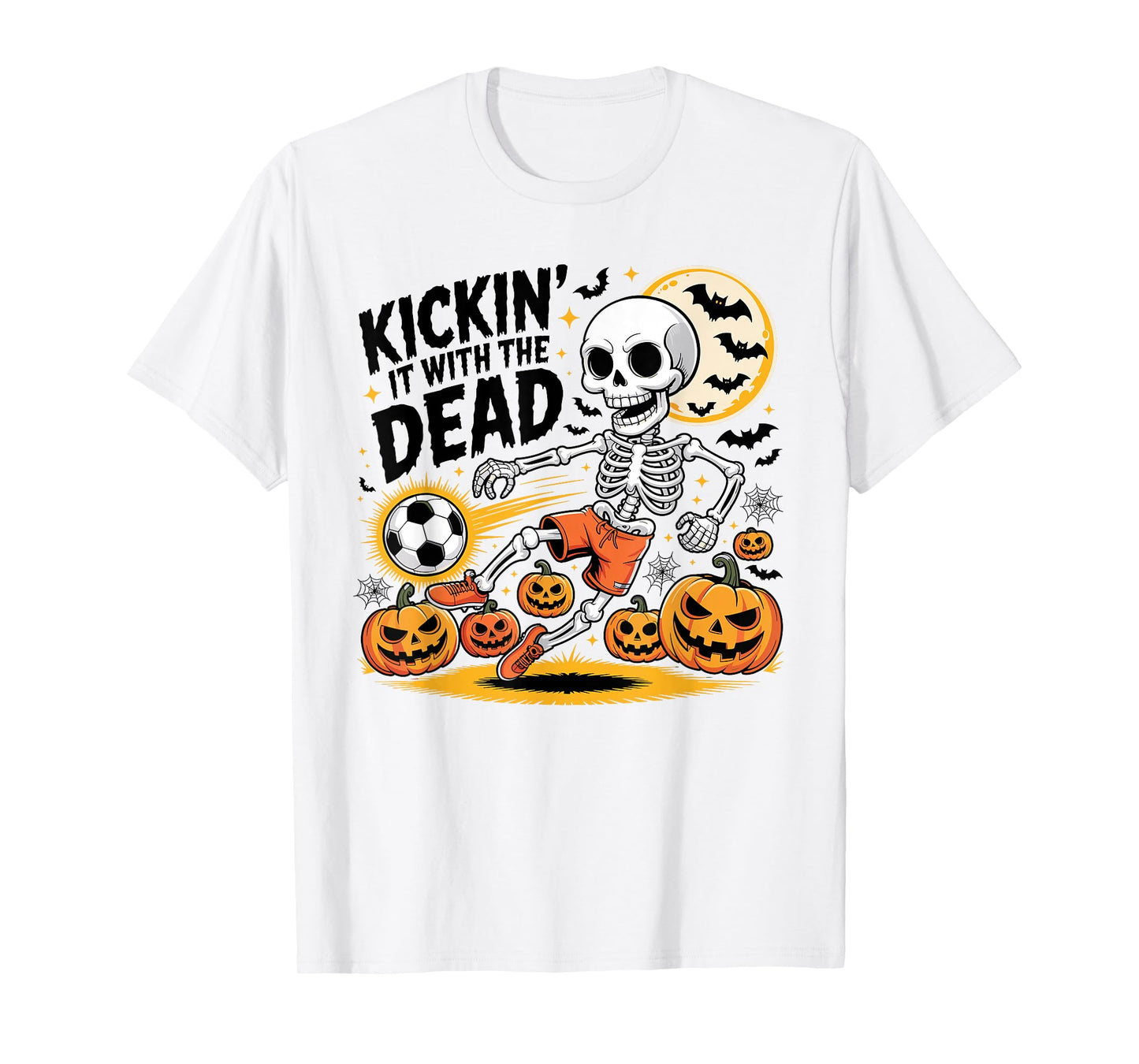 Kickin' It Halloween Skeleton Soccer Player T-Shirt