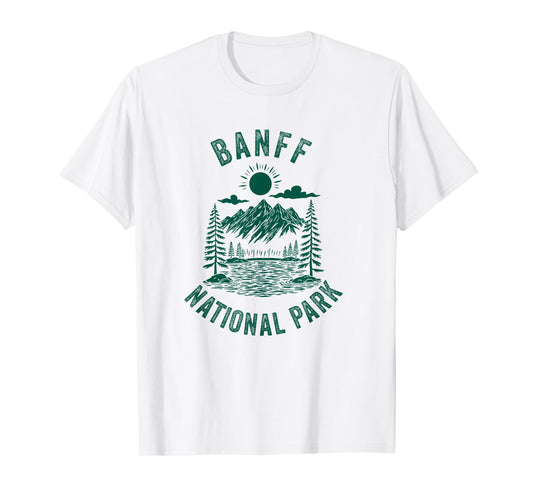 banff souvenir reminder Canadian national park men women T-Shirt