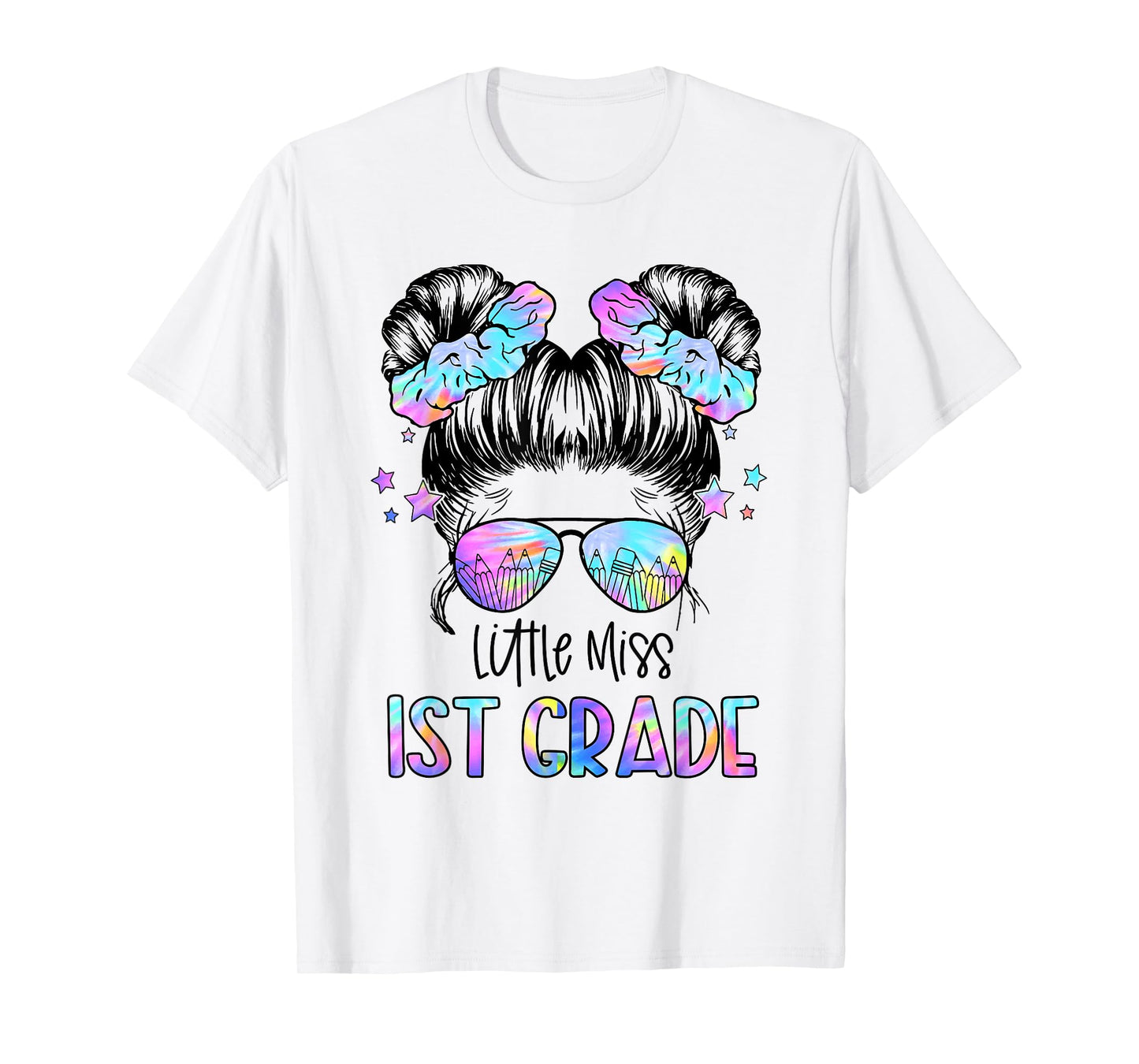 Little Miss 1st Grade First Day Of School First Grade Girls T-Shirt