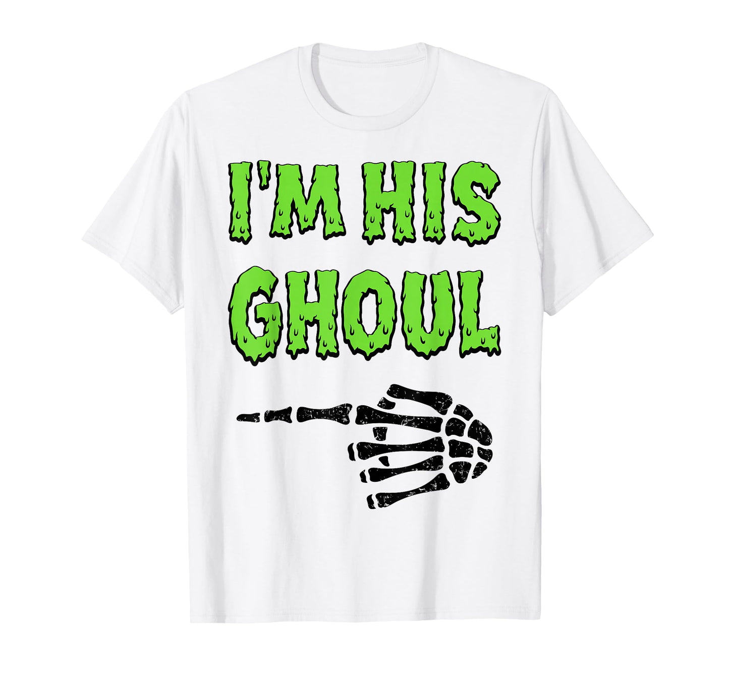 I’m His Ghoul I’m Her Boo Funny Halloween Matching Couples T-Shirt