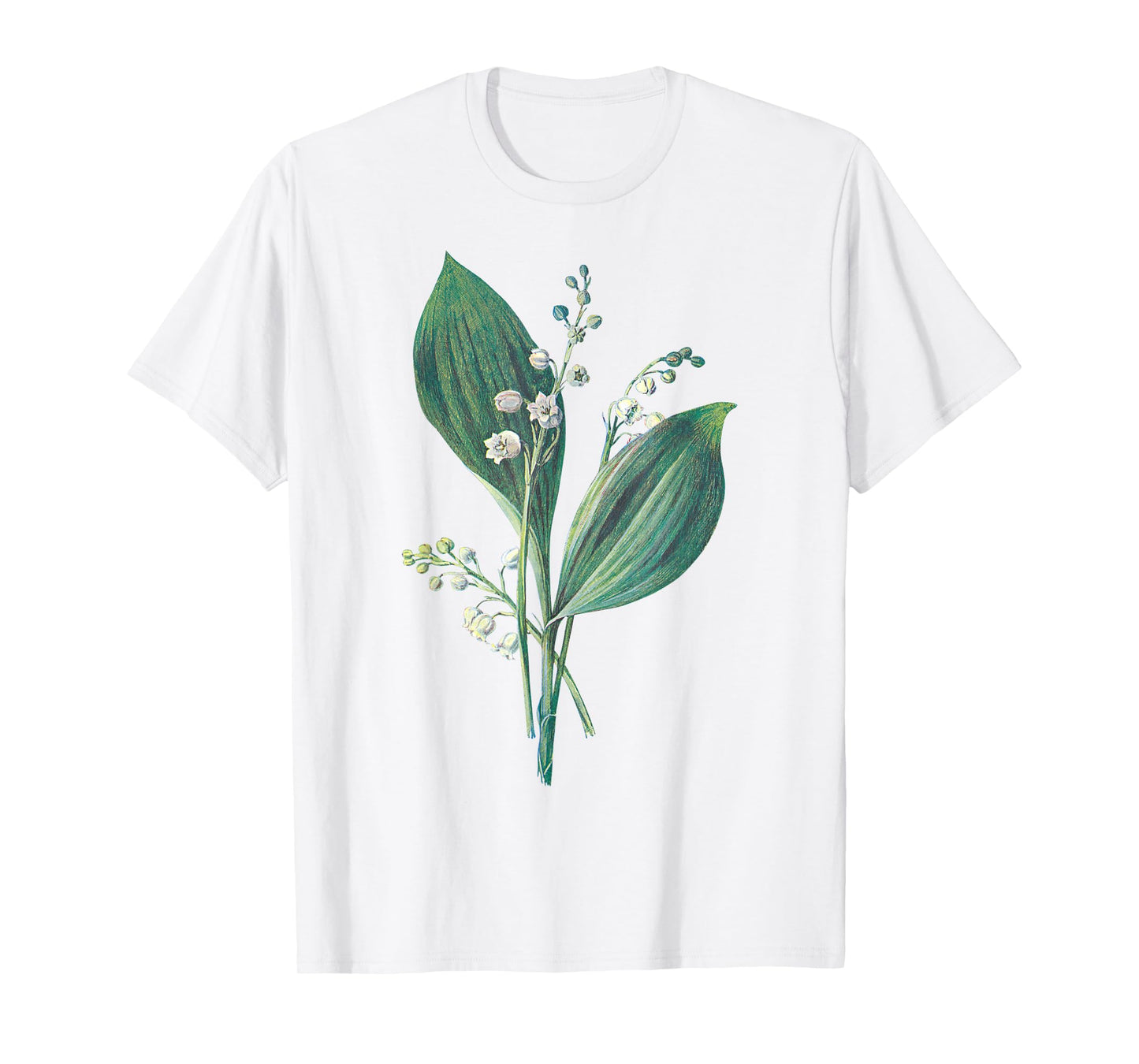 Lily of The Valley Plant Art Painting T-Shirt T-Shirt