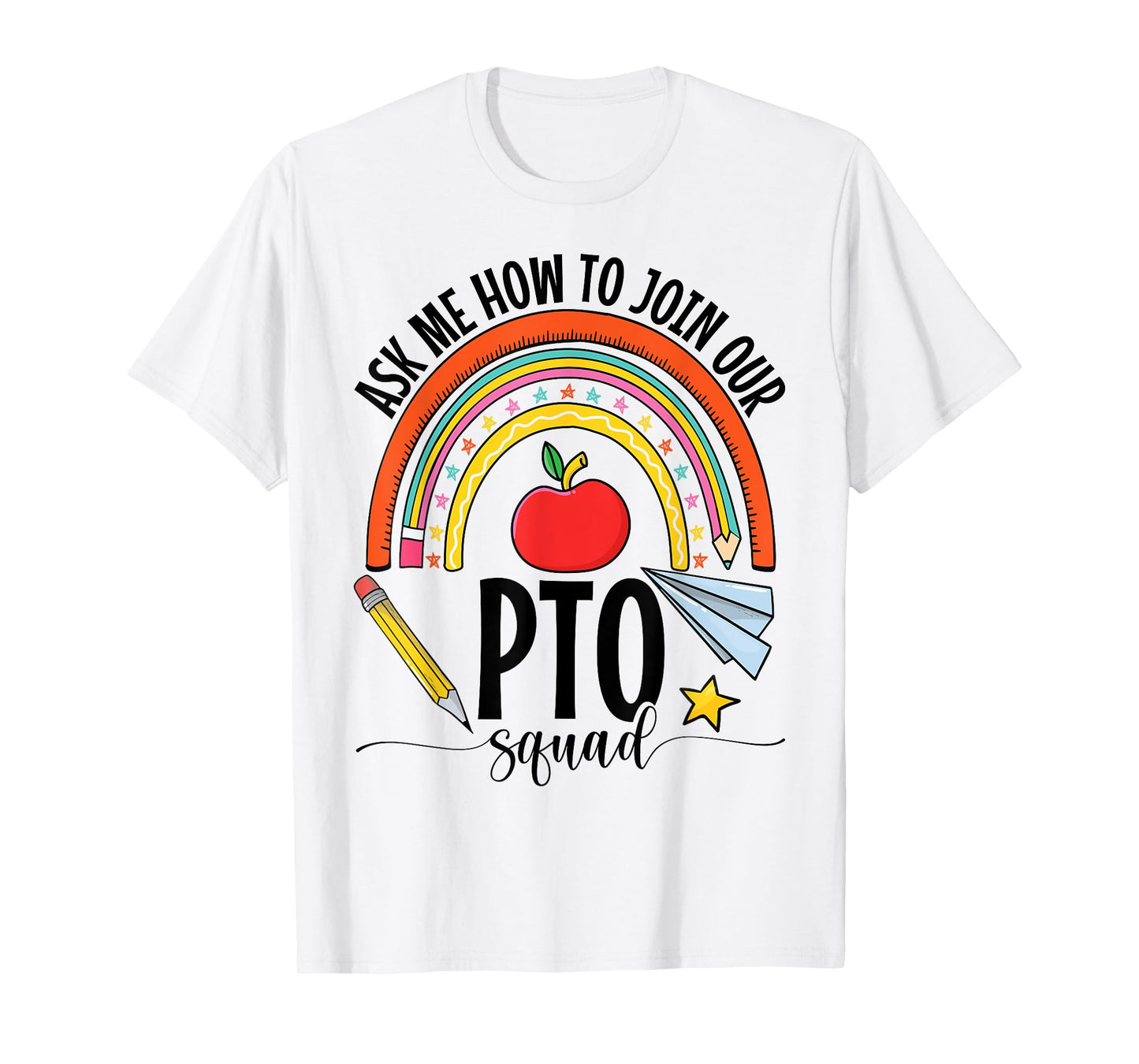 PTO Crew Parent Teacher Organization Parent School Volunteer T-Shirt for Men Women Girls Kids