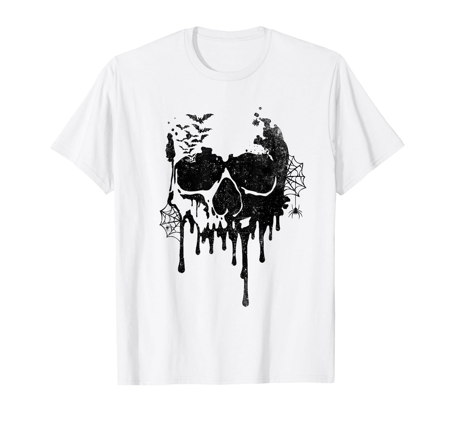 Skull Dripping Skeleton Halloween Costume Men Women Kids T-Shirt