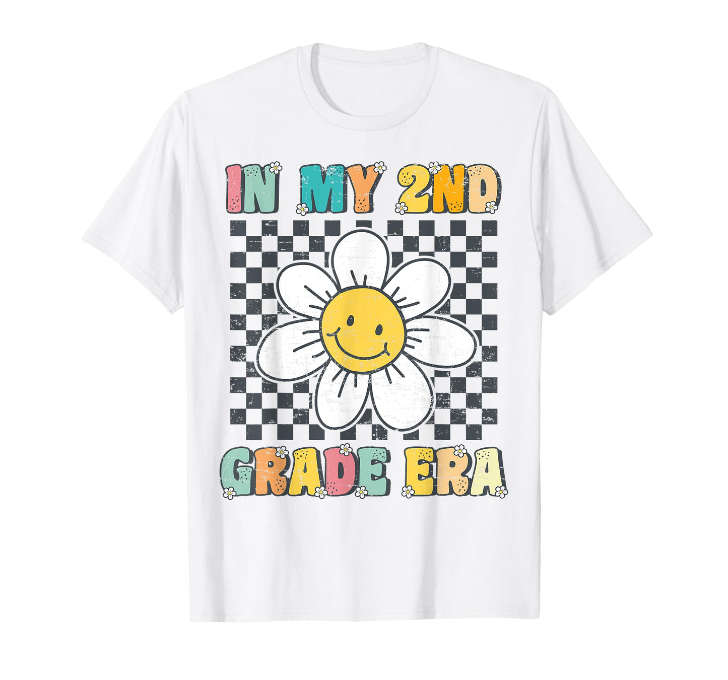 In My 2nd Grade Era Retro Groovy Second Grade Back to School T-Shirt