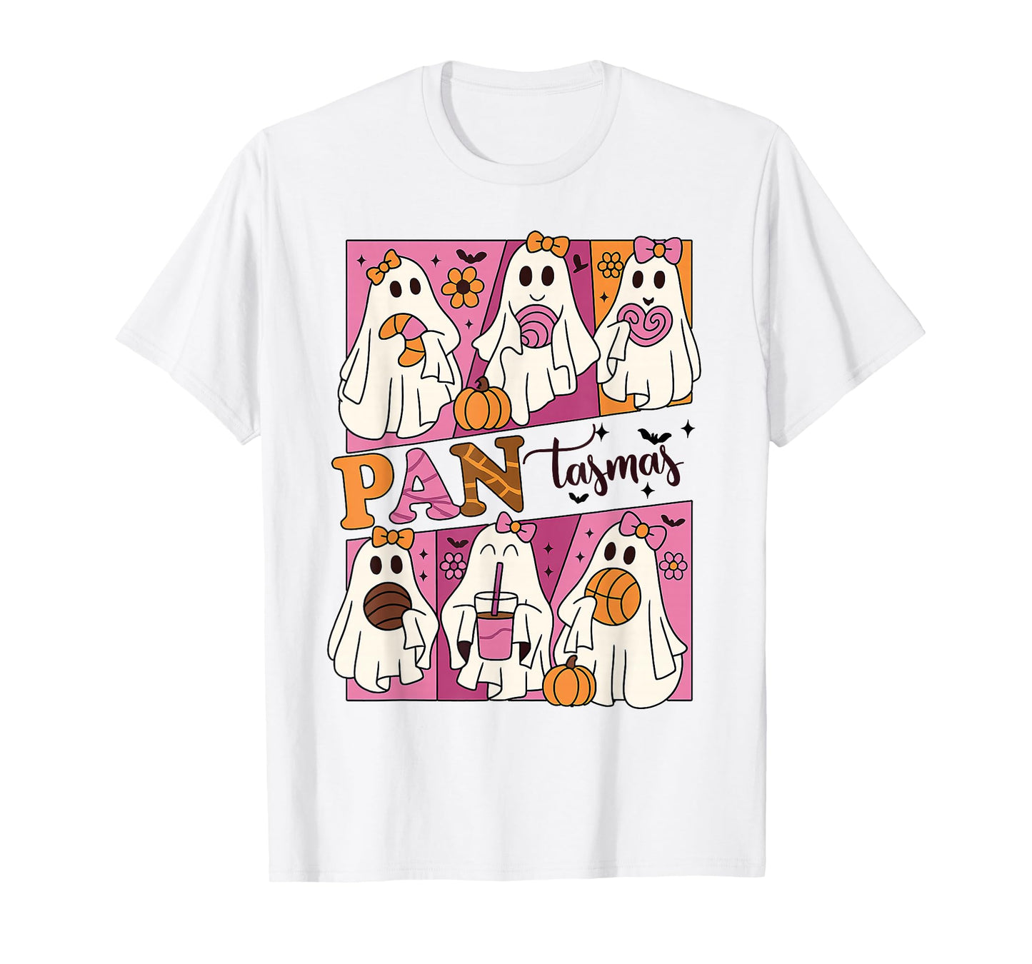 Pan-Tasma Funny Spanish Halloween, Mexican Pan Dulce Fantasm T-Shirt