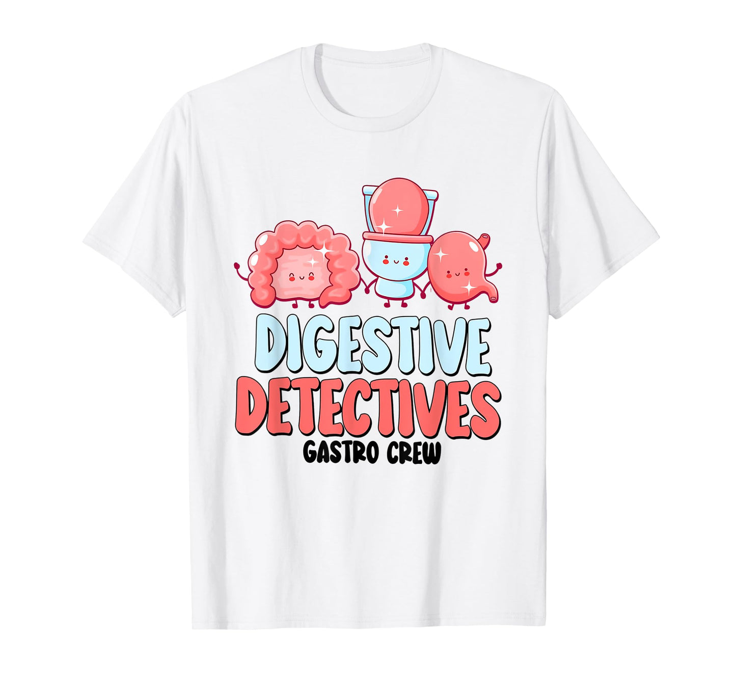Gastroenterology Nurse GI Digestive Detective Gastro Crew T-Shirt