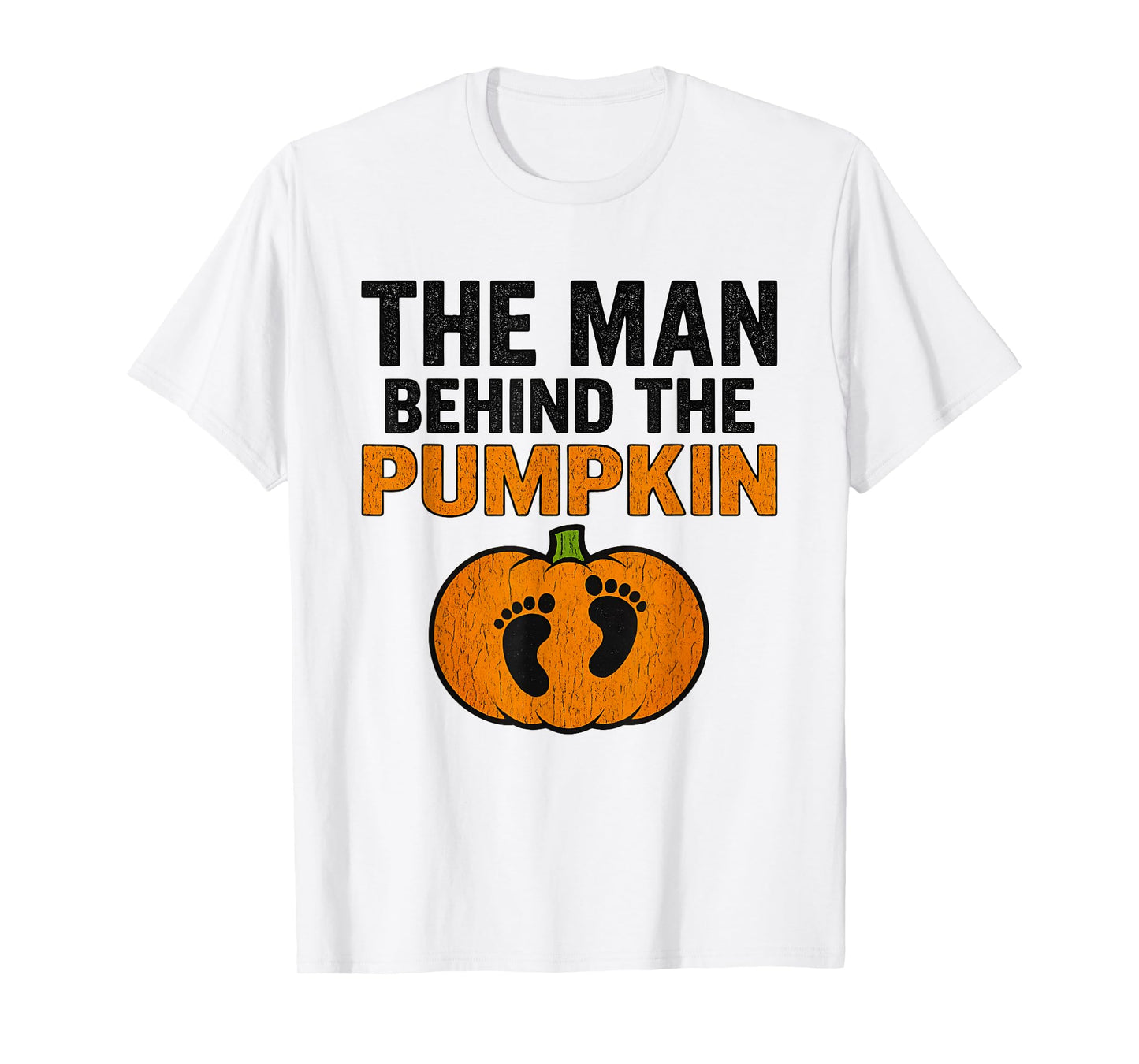 Pregnancy Announcement Dad Pumpkin Halloween Costume Funny T-Shirt