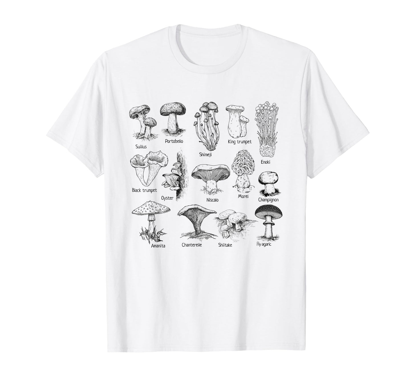 Mushroom Mycology Fungi Foraging Mushroom Collector T-Shirt