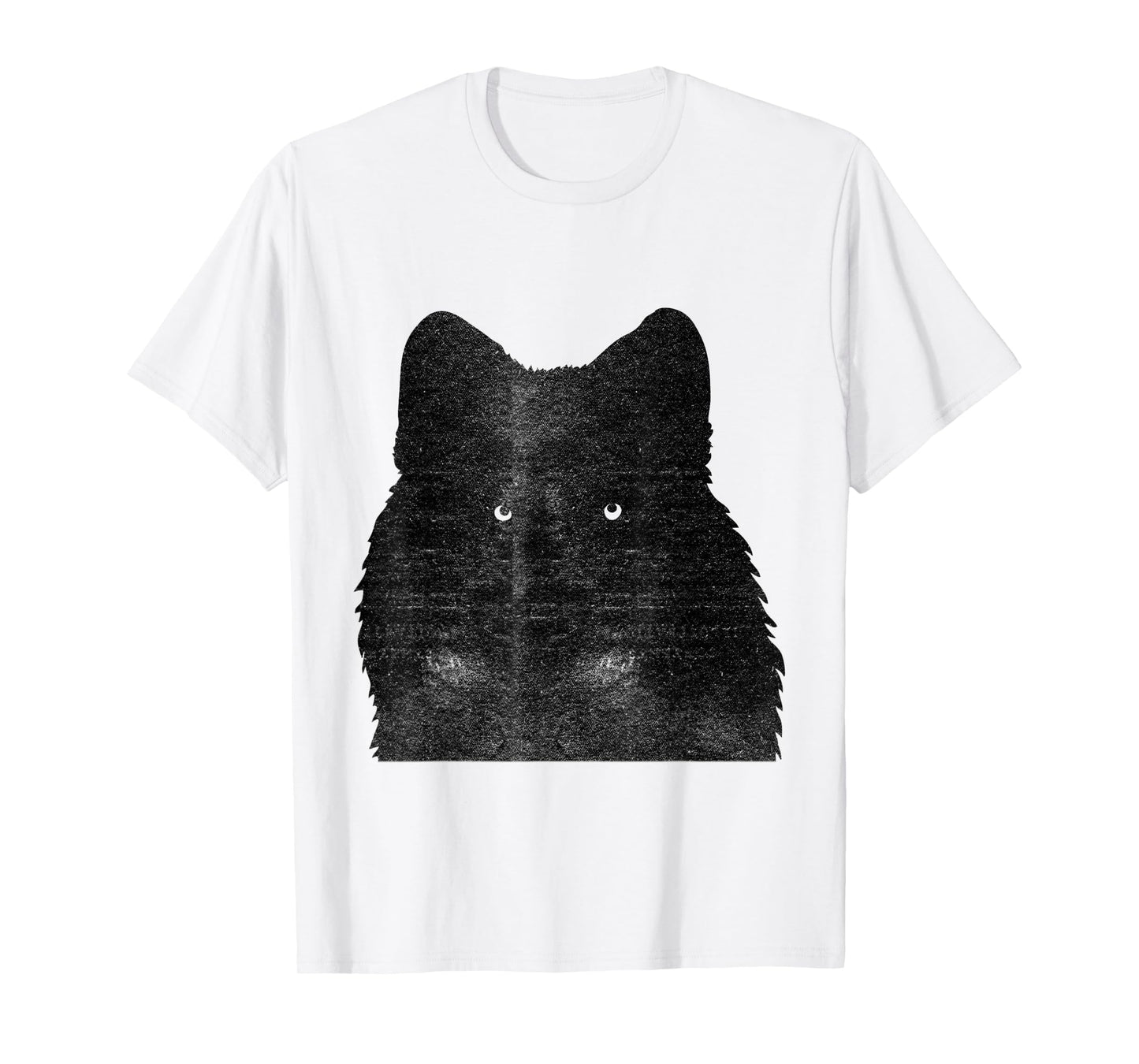 Awesome Black Wolf Face T-Shirt