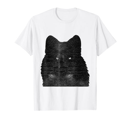 Awesome Black Wolf Face T-Shirt
