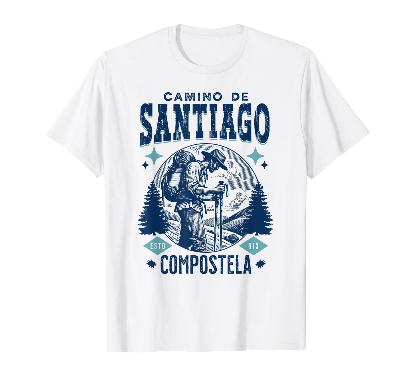 Camino de Santiago Compostela Travel, Spiritual Experience T-Shirt