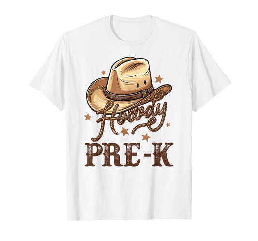 Pre-K Teacher Rodeo Country Western Howdy Pre-K T-Shirt for Men Women