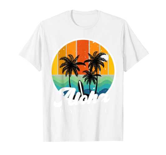 Hawaiian-Shirt Aloha Hawaii Palm Beach Kids Youth Teen Boy T-Shirt