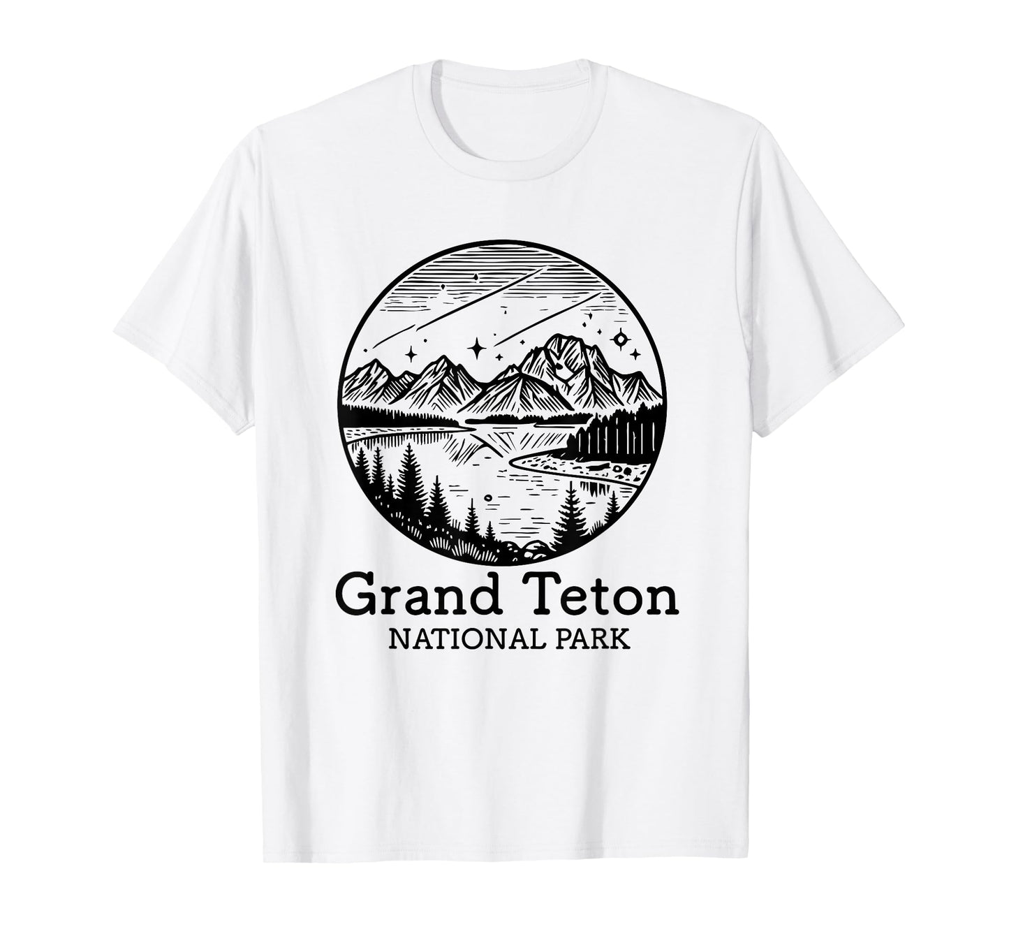 grand teton national park souvenir reminder women men boy T-Shirt