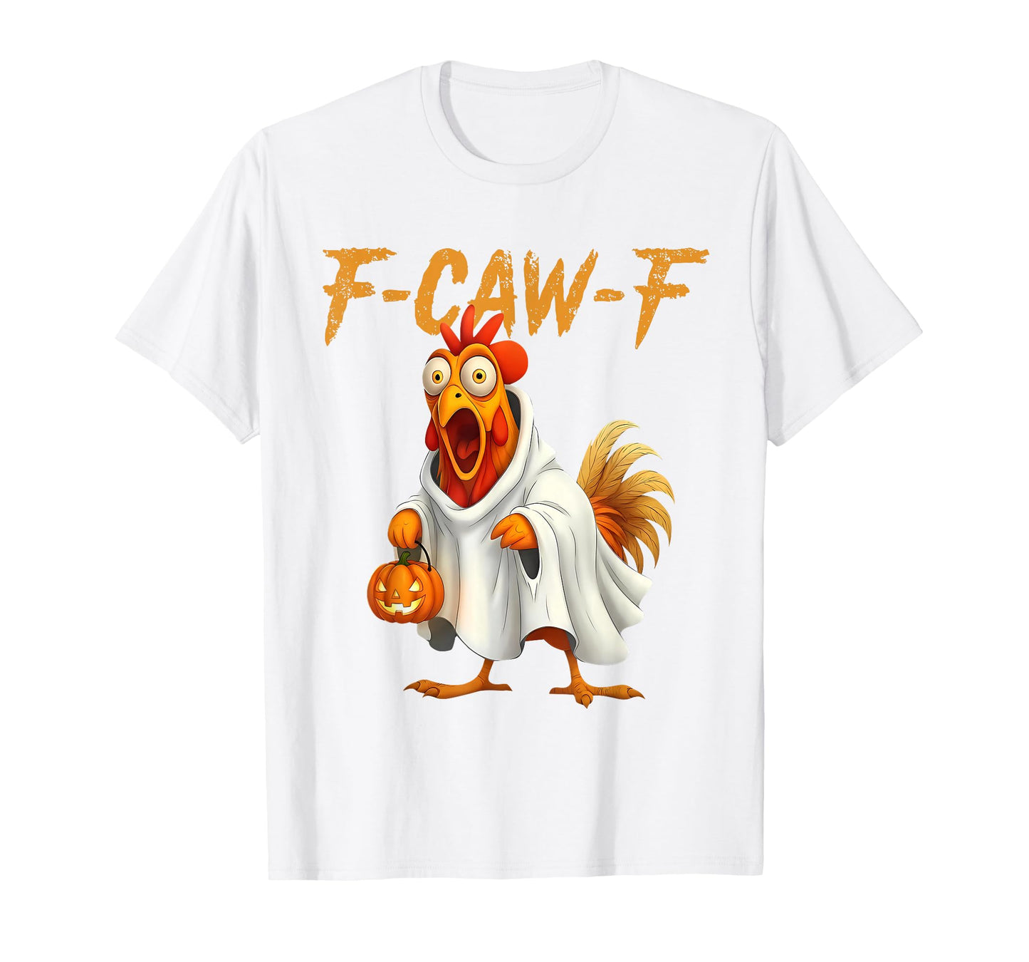 Funny F-Caw-F Chicken FCAWF Chicken Halloween T-Shirt