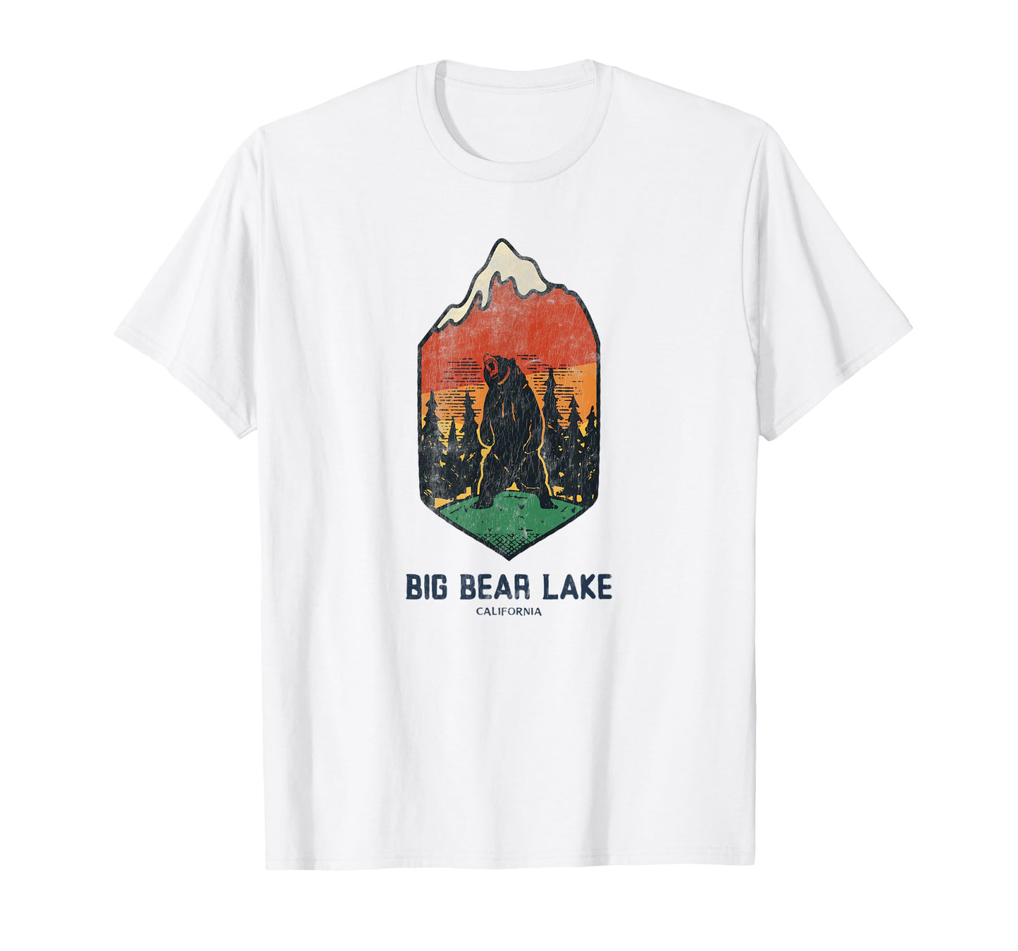 Vintage Retro Big Bear Lake California T-Shirt