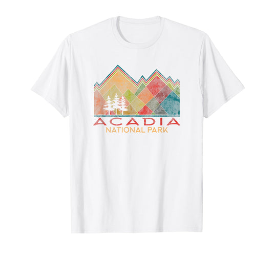 Acadia National Park Colorful Graphic T-Shirt