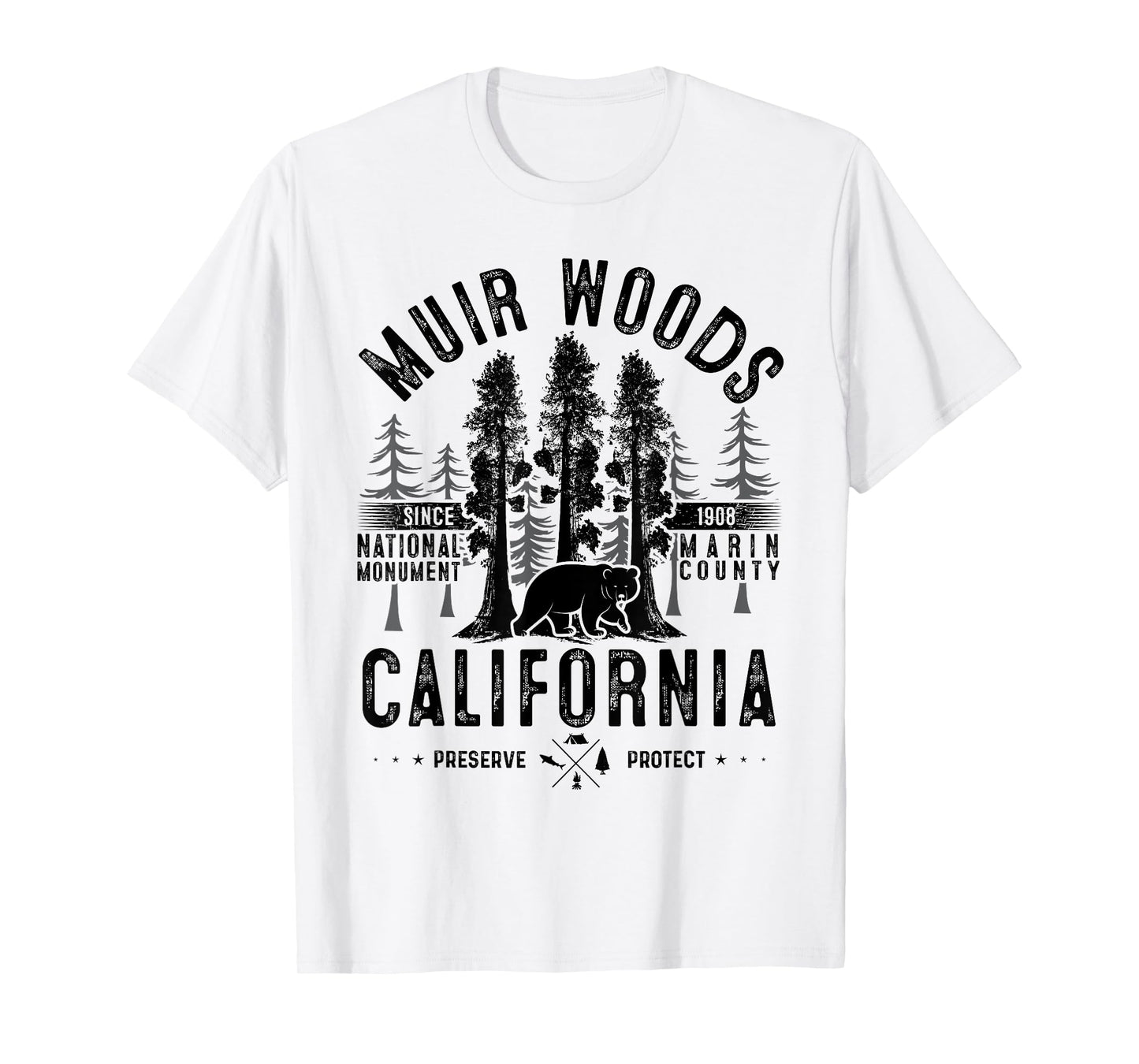 Muir Woods National Monument National Park Apparel T-Shirt