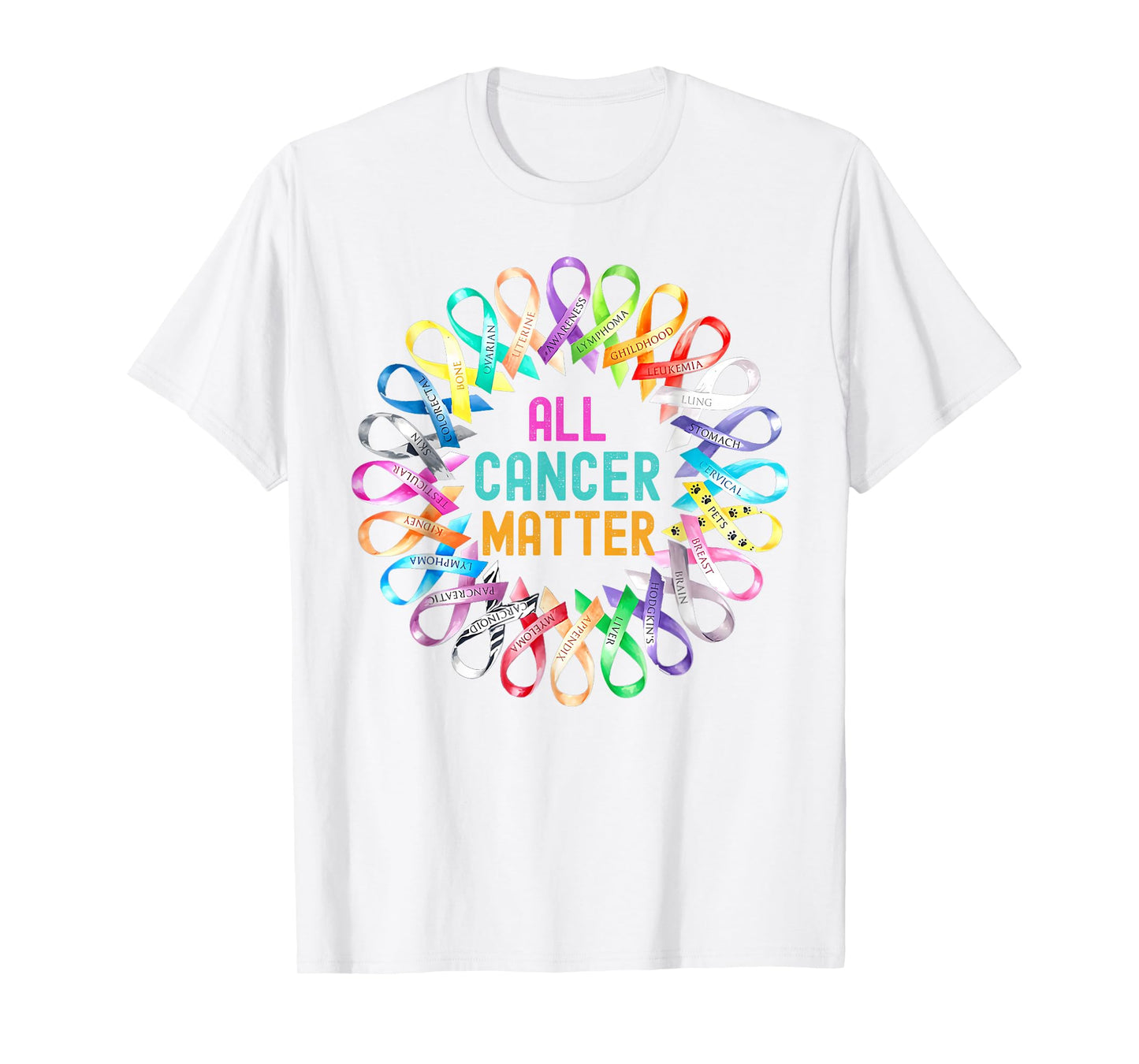 All Cancer Matters Outfit Honoring Every Warrior Men Women T-Shirt