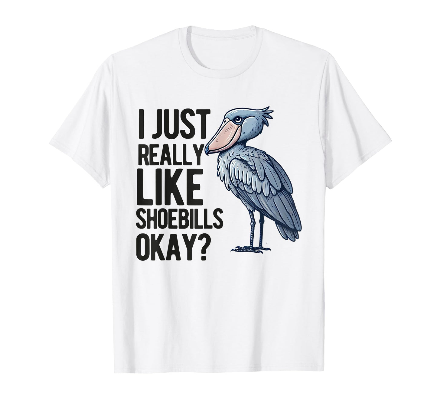 Shoebill Stork Bird Shoe-billed Stork Women Men Whaleheads T-Shirt