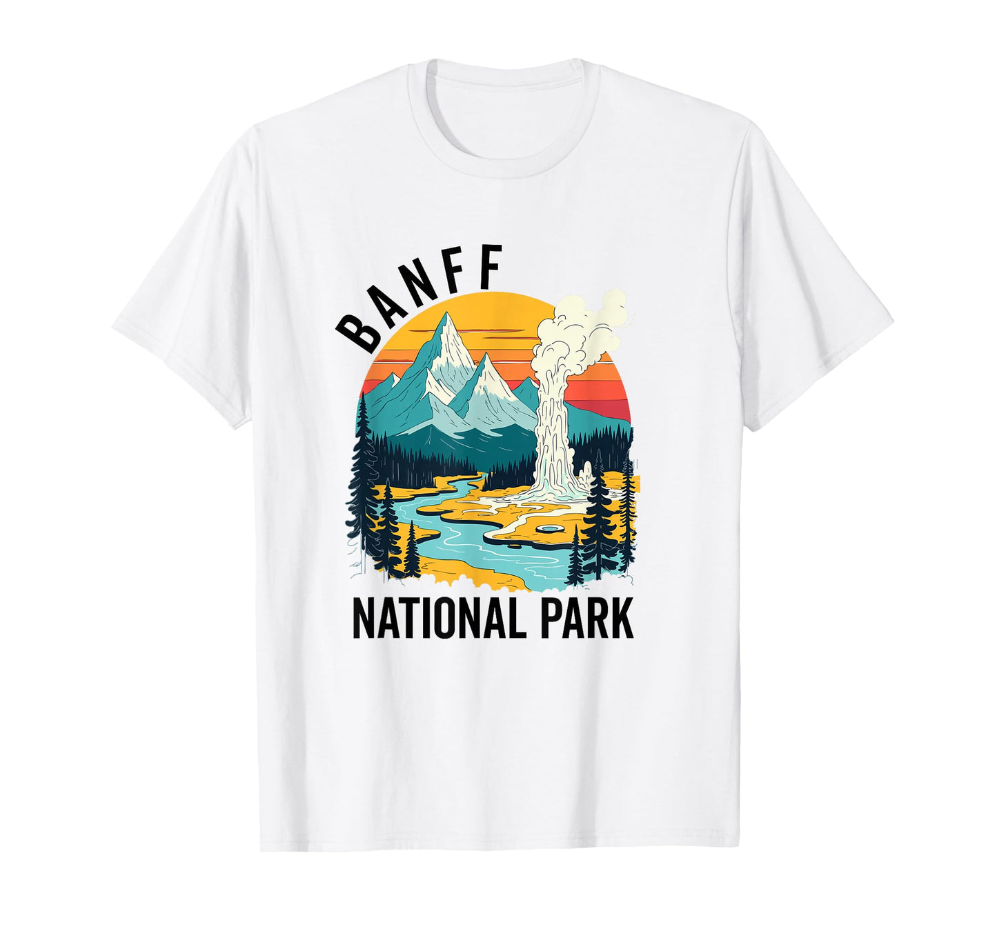 banff souvenir reminder Canadian national park men women T-Shirt