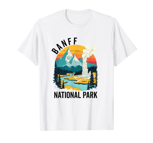 banff souvenir reminder Canadian national park men women T-Shirt