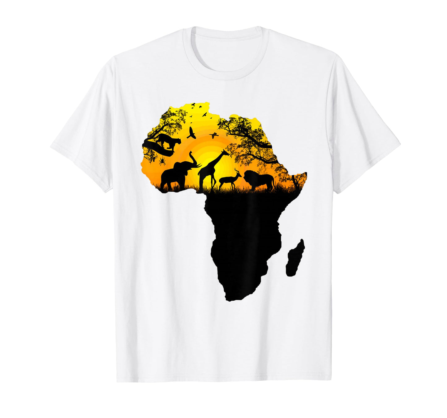 Majestic Safari Animals in Sizzling Africa Continent T-Shirt T-Shirt