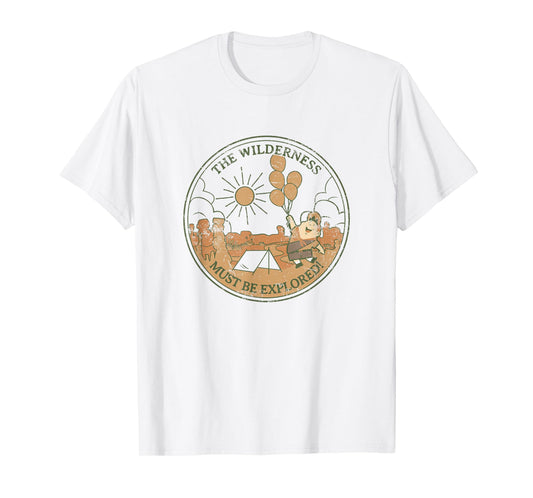 Disney Pixar Up The Wilderness Must Be Explored Distressed T-Shirt