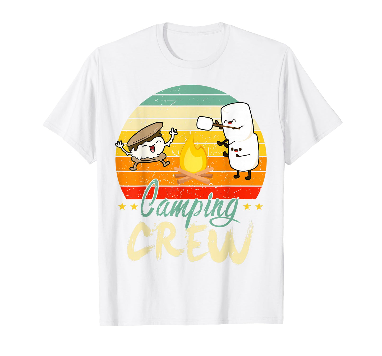 Funny Smore Camping Crew Family Camper Kid Boy Women Toddler T-Shirt