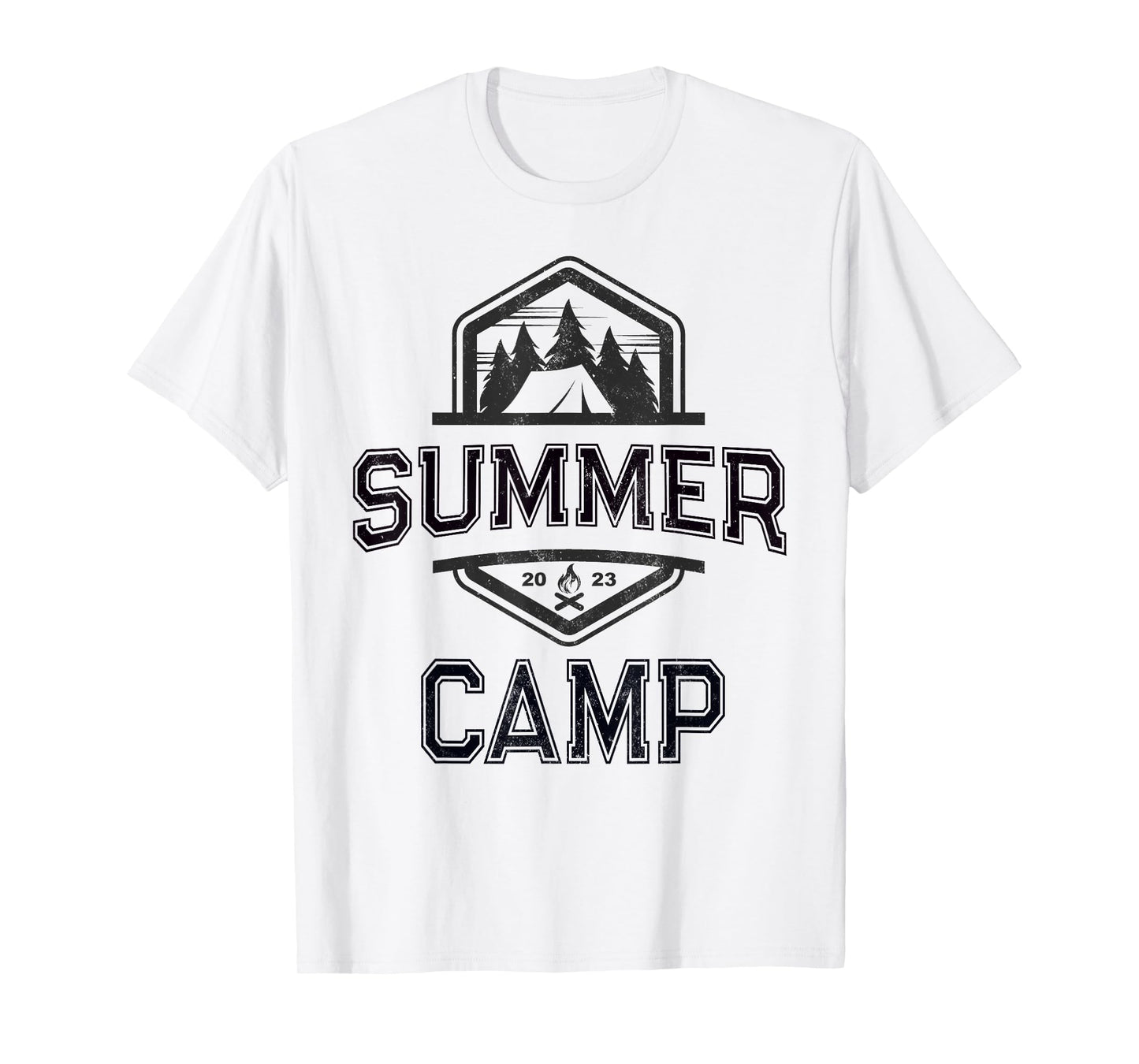 Cute SUMMER CAMP Director Counselor Camping Host Crew Yellow Men Women Kids T-Shirt