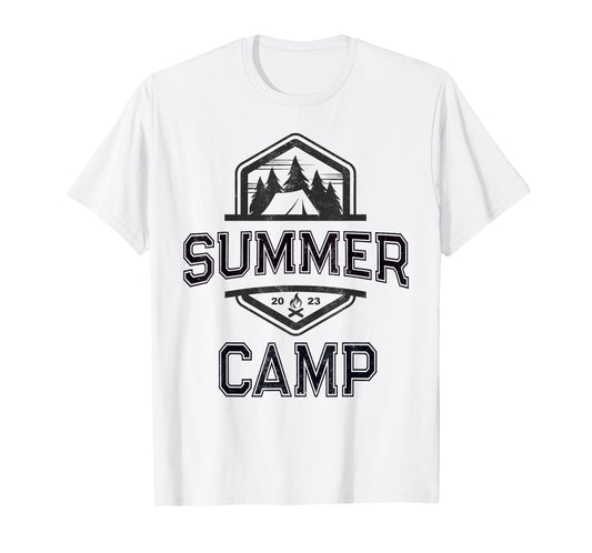 Cute SUMMER CAMP Director Counselor Camping Host Crew Yellow Men Women Kids T-Shirt