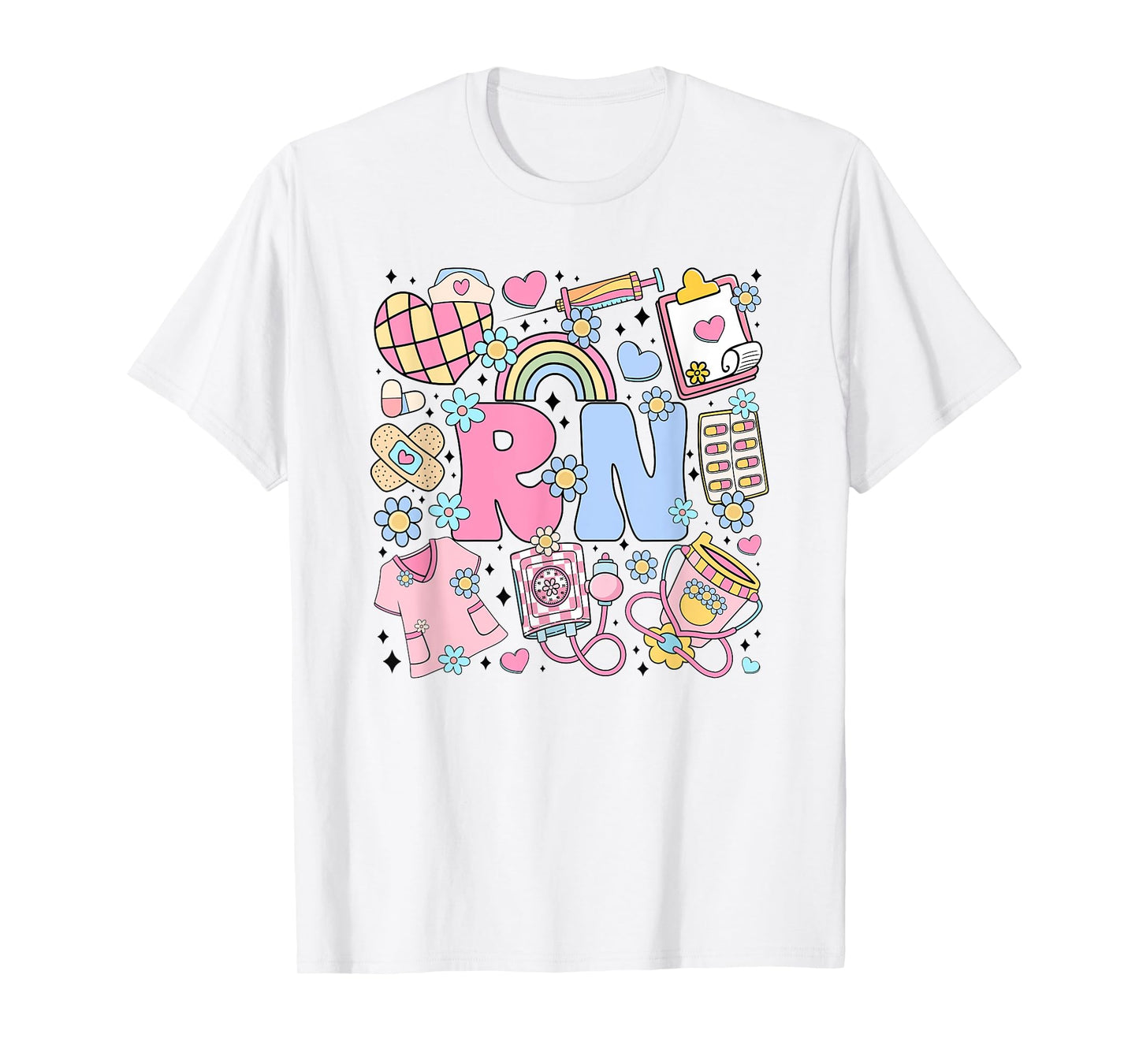 RN Nurse Stuff Retro RN Registered Nurse Nursing Student T-Shirt