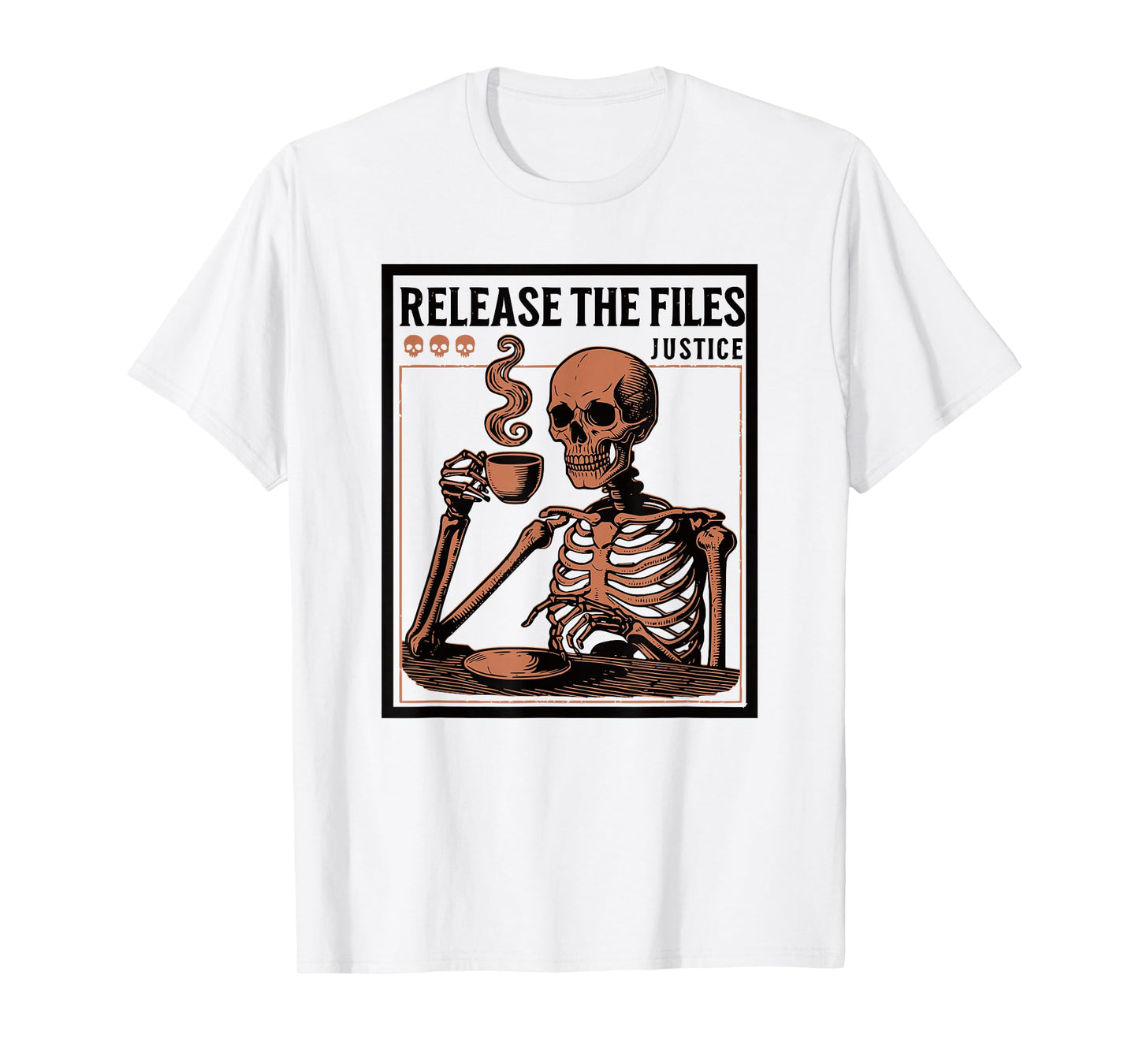 Release The Files Skeleton T-Shirt