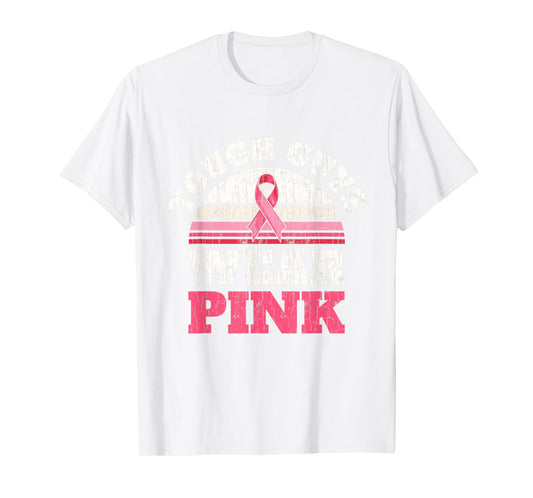 Breast Cancer Awareness Tough Guys Wear Pink T-Shirt