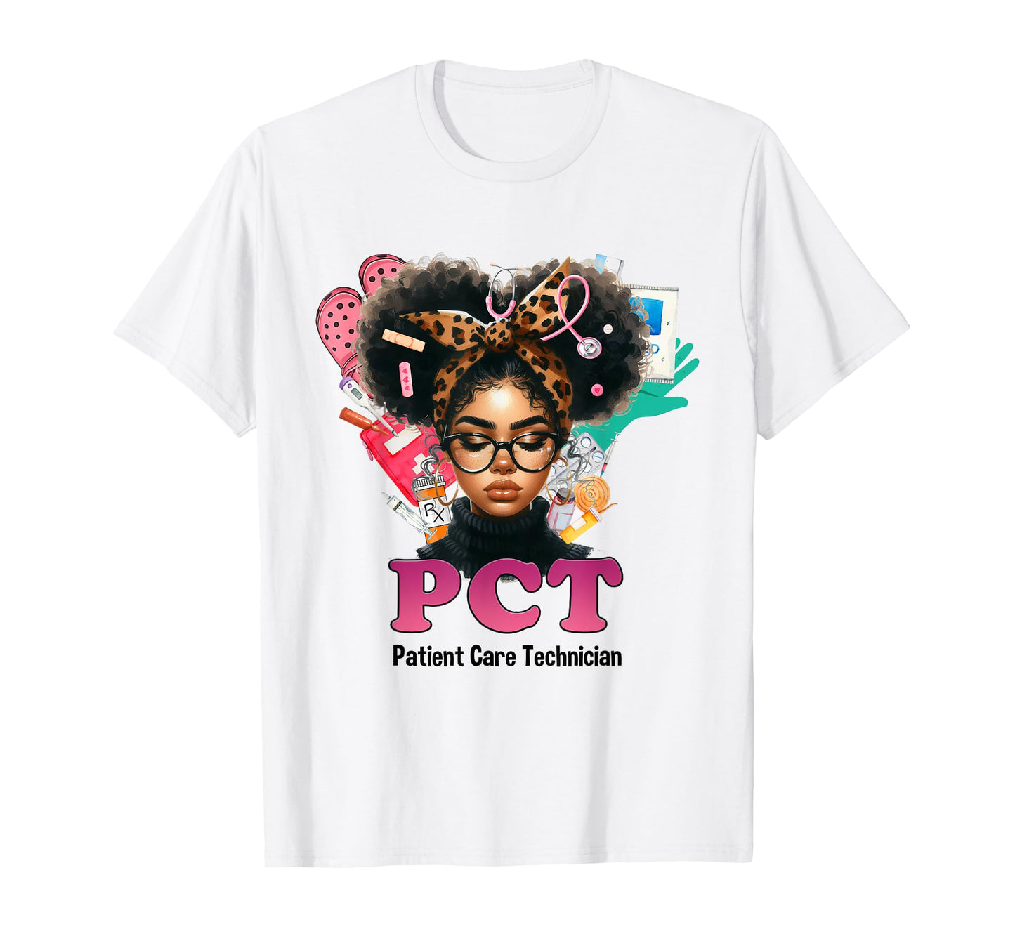 In My Patient Care Technician Era PCT Affrican PCT women T-Shirt